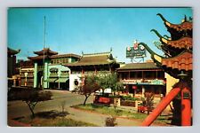 Los Angeles CA-California, New Chinatown Art And Gift Shops, Vintage Postcard picture