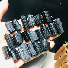 1000g 200pcs Natural Black Tourmaline Quartz Crystal Freeform Mineral Specimen picture