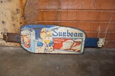 1940s Sunbeam Bread Door-Push Metal Sign picture