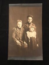 Three Kids Antique Vintage Photo Picture 1890s-1910s picture