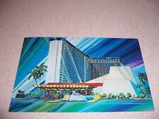 1970s MGM GRAND HOTEL, LAS VEGAS NV. ARTIST CONCEPTION VTG ART POSTCARD picture