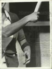 1936 Press Photo Hands & Forearms of Helen Wills Moody Have Helped Her Tennis picture