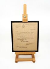 Original Letter From His Imperial Highness Crown Prince Hirohito Of Japan 1921 picture
