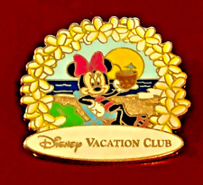 😍 RARE 2009 DVC Disney Vacation Club Minnie Mouse Pin - Minnie Hawaii Coconut picture