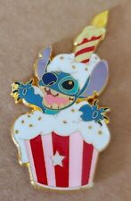 Disney Pin Stitch Birthday / Surprise Jumping out of cupcake with candle on head picture