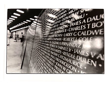 1984 Seattle WA Vietnam Veterans Memorial Granite Replica Vintage Press Photo picture