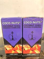 Coconut Shell Charcoal Hookah Cubes - 4 Boxes / 432 Pieces - Zebra Smoke picture