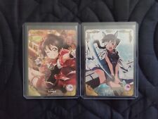 Goddess Story Waifu Holo Foil R Cards (2) LOVE LIVE SUNSHINE / STRIKE WITCHES picture