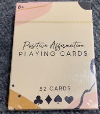 New Positive Affirmation Playing Cards  52 self care sayings picture