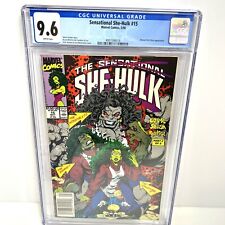Sensational She-Hulk #15 CGC 9.6 Newsstand First Grey She-Hulk Marvel Comics picture