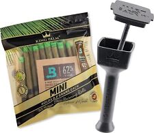King Palm | Mini | Natural | Prerolled Palm Leafs | 25 Rolls with Mini Funnel picture