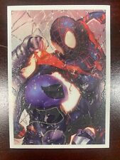 2021 Panini Marvel Versus Embossed Sticker #18: Spider-Man VS Prowler picture