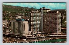 Waikiki HI-Hawaii, IlIkaI Hotel, Advertisement, Antique, Vintage c1968 Postcard picture