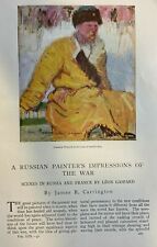 1916 Russian Painter Leon Gaspard Illustrations of World War I Russia France picture