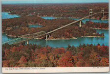 Vintage Postcard Ivy Lea Bridge 1000 Islands Ontario Canada picture