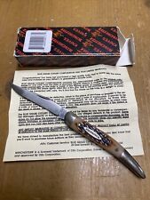 RARE Winchester/Blue Grass Cutlery 19021- Texas Toothpick Folding Knife-USA picture