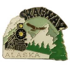 Skagway Alaska Train Eagle Scenic Travel Souvenir Pin picture