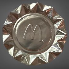 SIX McDonald's Restaurant Vintage Aluminum Ashtray 3-1/2 Inches Wide Advertising picture