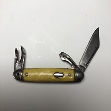 Vintage Imperial Prov RI USA Pocket Knife 3-Tool 1.75” Clip Point - 605 picture