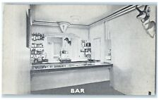 c1960's Covey's Little America Bar Interior Granger Wyoming WY Unposted Postcard picture
