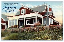 1919 Home Madame Modjeska Bay Island Exterior House Balboa California Postcard picture