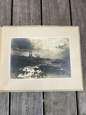 WW1 USS CONNECTICUT  Picture “TEMPESTUOUS SEAS” By N MOSER WW1 picture