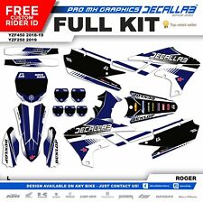 YAMAHA YZF 450 2018 2019 YZF 250 2019  MX Graphics Decals Stickers Decallab picture
