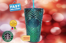 NEW Starbucks 2021 Winter Blue-Green Jeweled Tumbler Grande 16oz HARD TO FIND picture