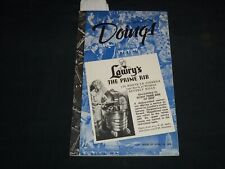 1939 APRIL 15 THE LOS ANGELES DAILY DOINGS PROGRAM - LAWRY'S PRIME RIB - J 8713 picture