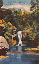 Harrison Arkansas Marble Falls Linen Postcard picture