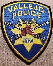 CA Vallejo California Mounted Unit Police Shoulder Patch picture