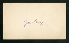 US Autograph of Western Author Zane Grey on purple ink picture
