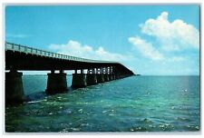 c1960s Overseas Highway Scene To Key West Florida FL Unposted Vintage Postcard picture