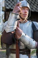 Medieval Jacket Set Knight Replica Roman Helmet & Steel Bracer Costume Item picture