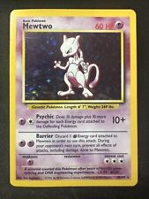 Pokemon TCG 10/102 Mewtwo Base Set Holo Rare MP picture