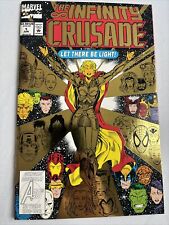 Infinity Crusade #1 1993 Marvel Thanos Adam Warlock Jim Starlin Gold Foil Cover picture
