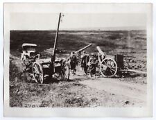 1918 33rd Division German Artillery Put Out of Action Gercourt France Photo picture