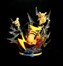 Anime Pokemon Raichu Pichu Pikachu pvc Statue boxed figure gift toy decor picture