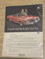 Vintage1970 Buick Skylark GS Ad 455 Convertible Car Print Ad Man Cave Wall Art picture