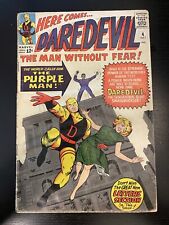 Daredevil #4 2.0 First Purple Man, Key Debut Appearance Low Grade Marvel picture