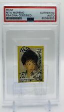 RITA MORENO WEST SIDE STORY SIGNED 1959 VLINDER CARD PSA/DNA AUTHENTIC AUTO picture