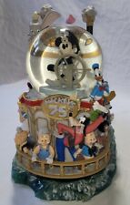 *Damaged* Disney Snowglobe Mickeys 75th Large Cast On Steamboat picture