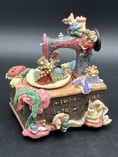 Mice Playing on Sewing Machine Motion and Music Box - Plays My Favorite Things picture