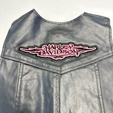 Harley Davidson Lady Rider Vest Genuine Leather By Manzoor Size 40 picture