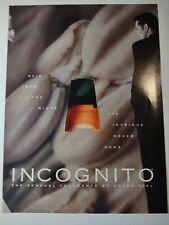 Incognito Cover Girl Vintage 1990s Print Advertisement picture