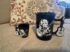 Dolly Parton Coffee Mug And Shot Glass,  , Buy Now Free  Car Coasters, Only Set picture