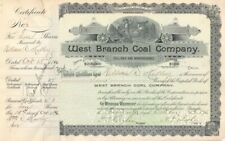 West Branch Coal Co. - Stock Certificate - Mining Stocks picture
