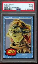 2020 Topps Star Wars Living Set #112 Yaddle PSA 9 Mint SP Card picture