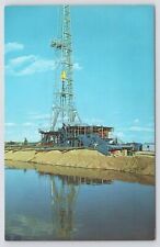 Mining-Factory~Texas~”Wildcat”~Well Being Drilled In Unproven Area~Vintage PC picture