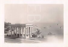 1930s Original Photo Plymouth Rock, Ferry, Canopy, Landing Dock, MA 2A2 picture